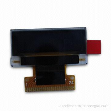OLED Display Module with 128 x 36 Dot Matrix and Sized 0.88-inch, Suitable for MP3/MP4 Players
